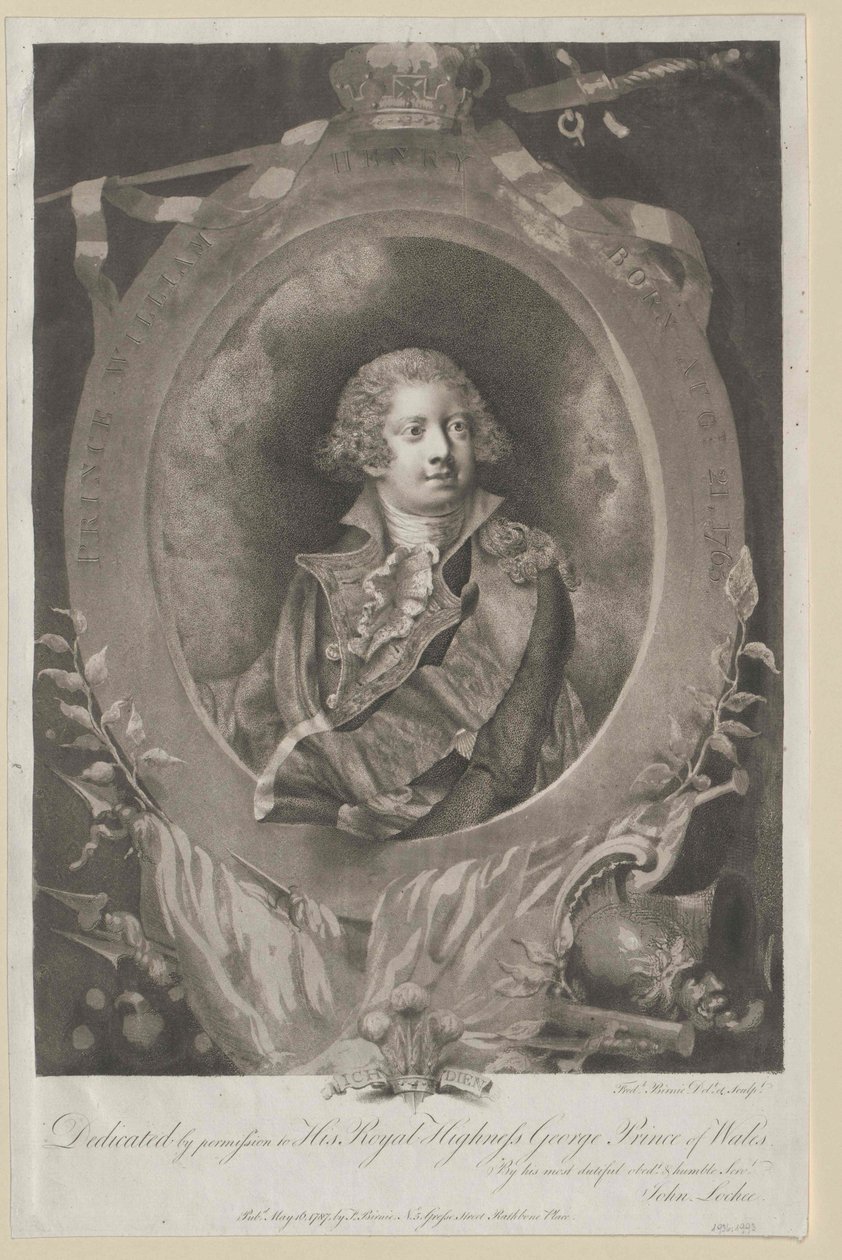 Rei de Inglaterra Wilhelm IV de Artist Unknown