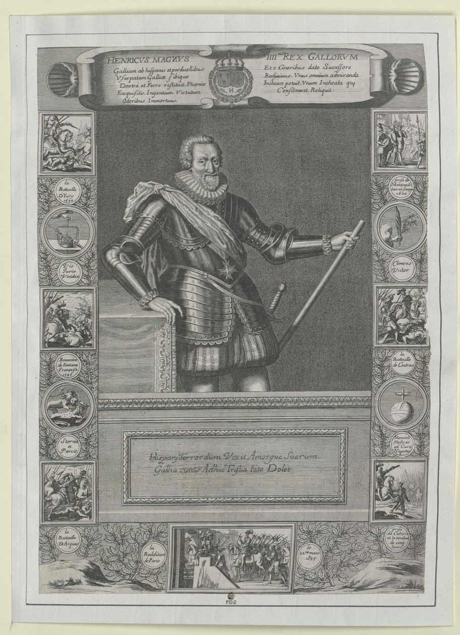 Rei de França Henrique IV de Artist Unknown