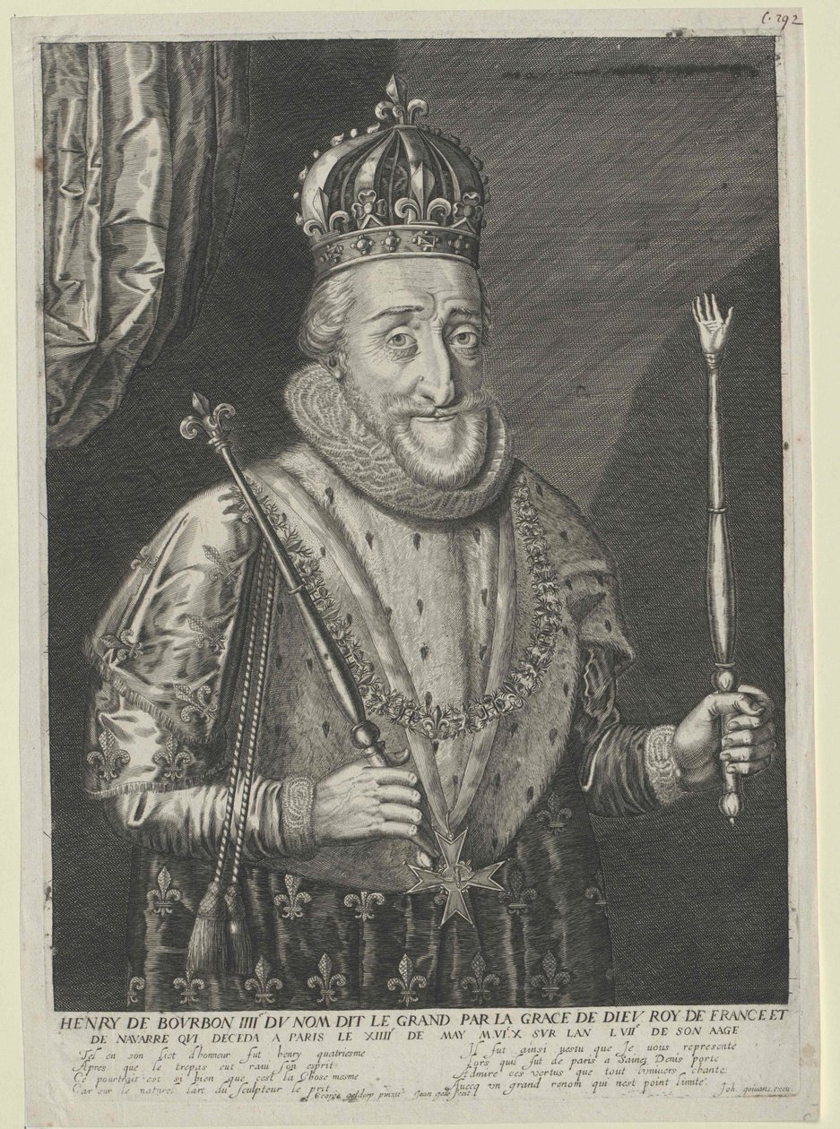 Rei de França Henrique IV de Artist Unknown