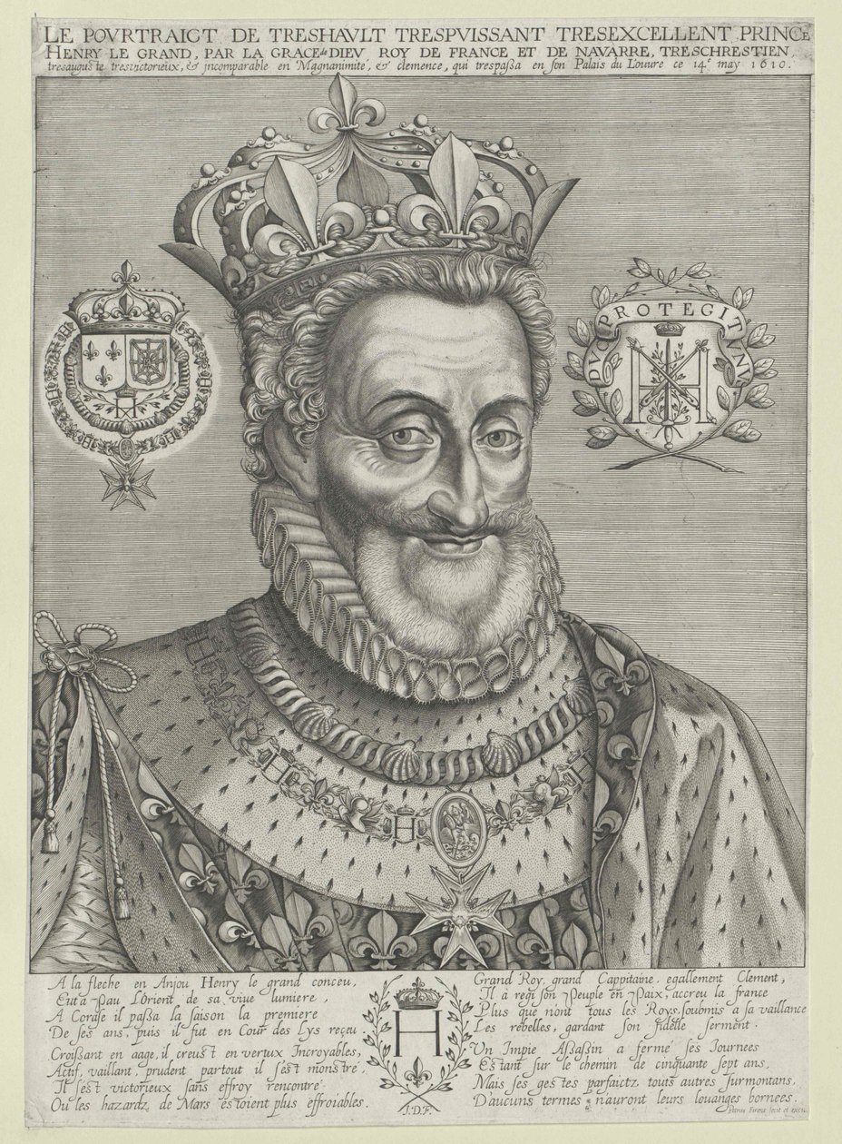 Rei de França Henrique IV de Artist Unknown