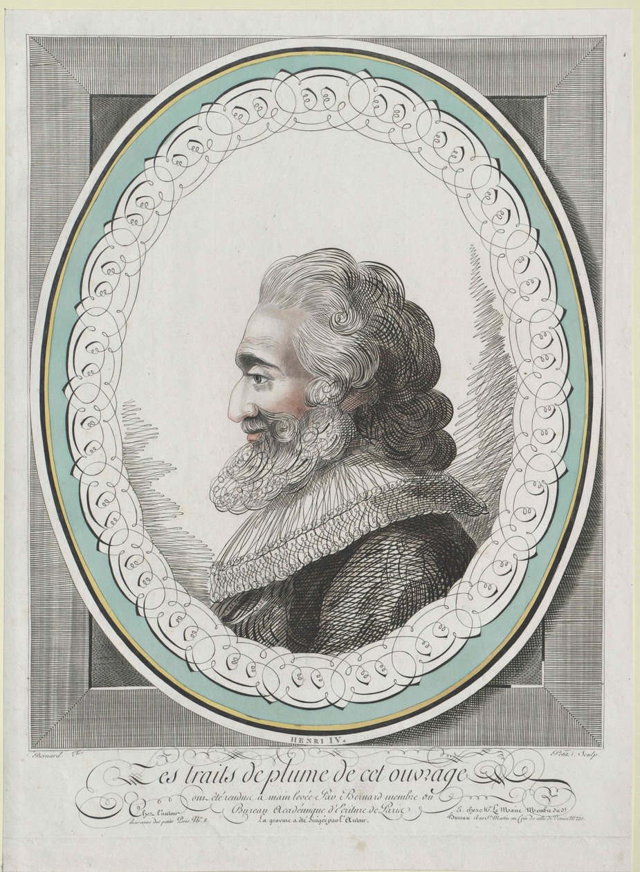 Rei de França Henrique IV de Artist Unknown