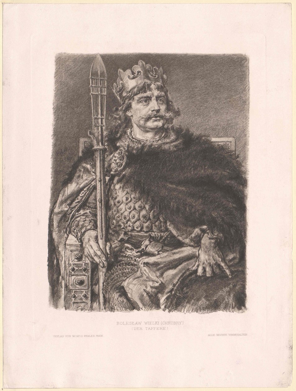 Rei da Polónia Boleslav I de Artist Unknown