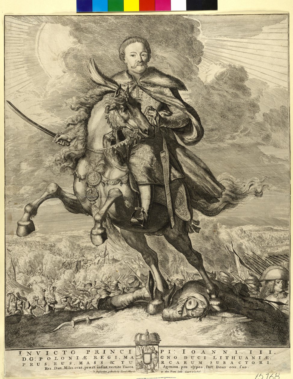 Rei da Polónia Johann III Sobieski de Artist Unknown