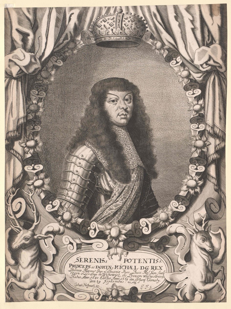 Rei da Polónia Michael Thomas Wiesniowiecz de Artist Unknown