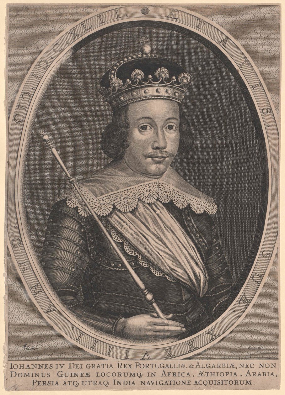 Rei de Portugal Johann IV de Artist Unknown