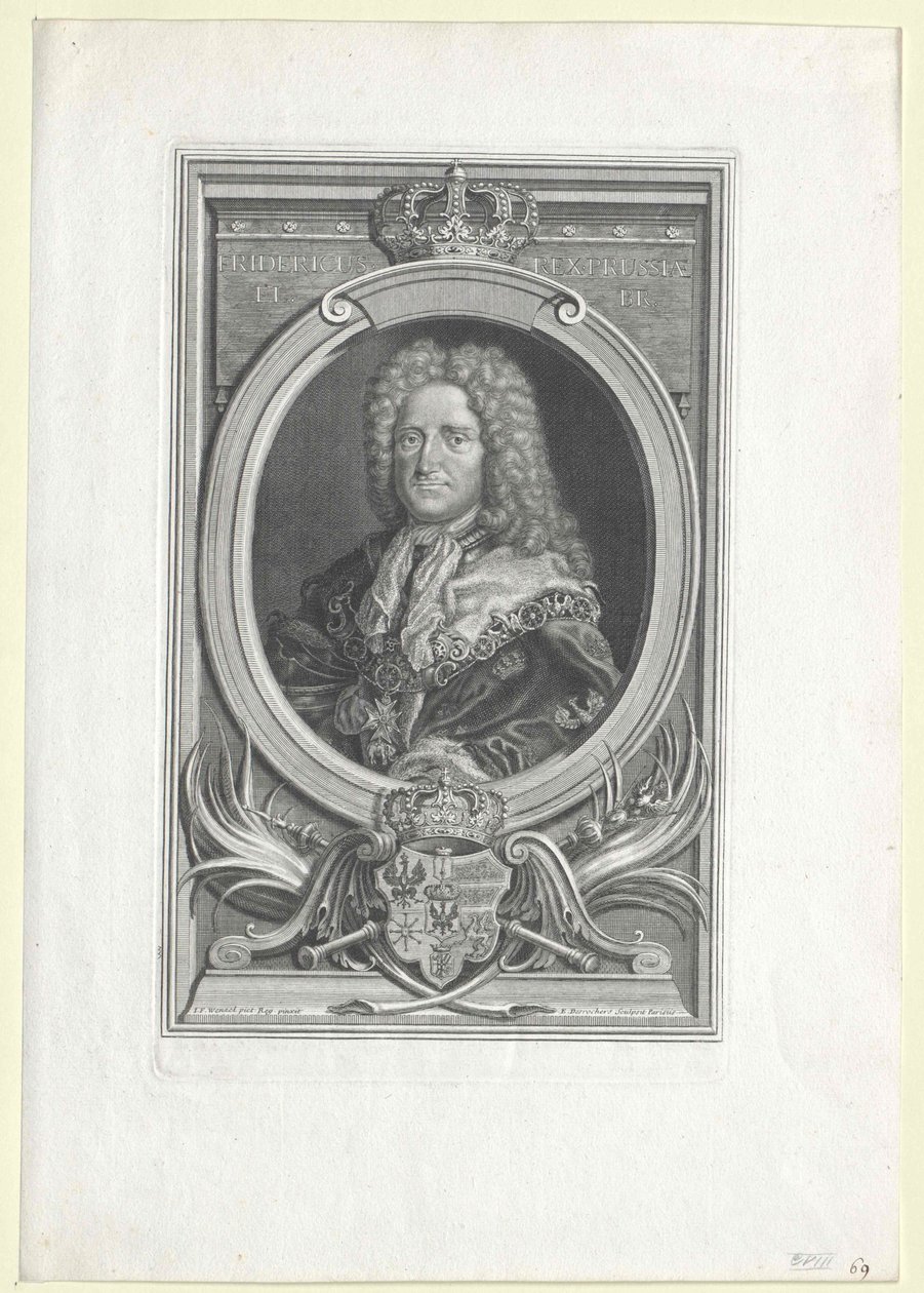 Rei da Prússia Frederico I de Artist Unknown