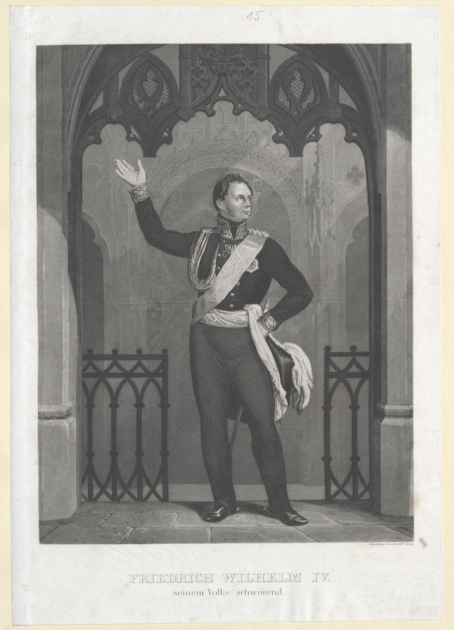 Rei da Prússia Frederico Guilherme IV de Artist Unknown