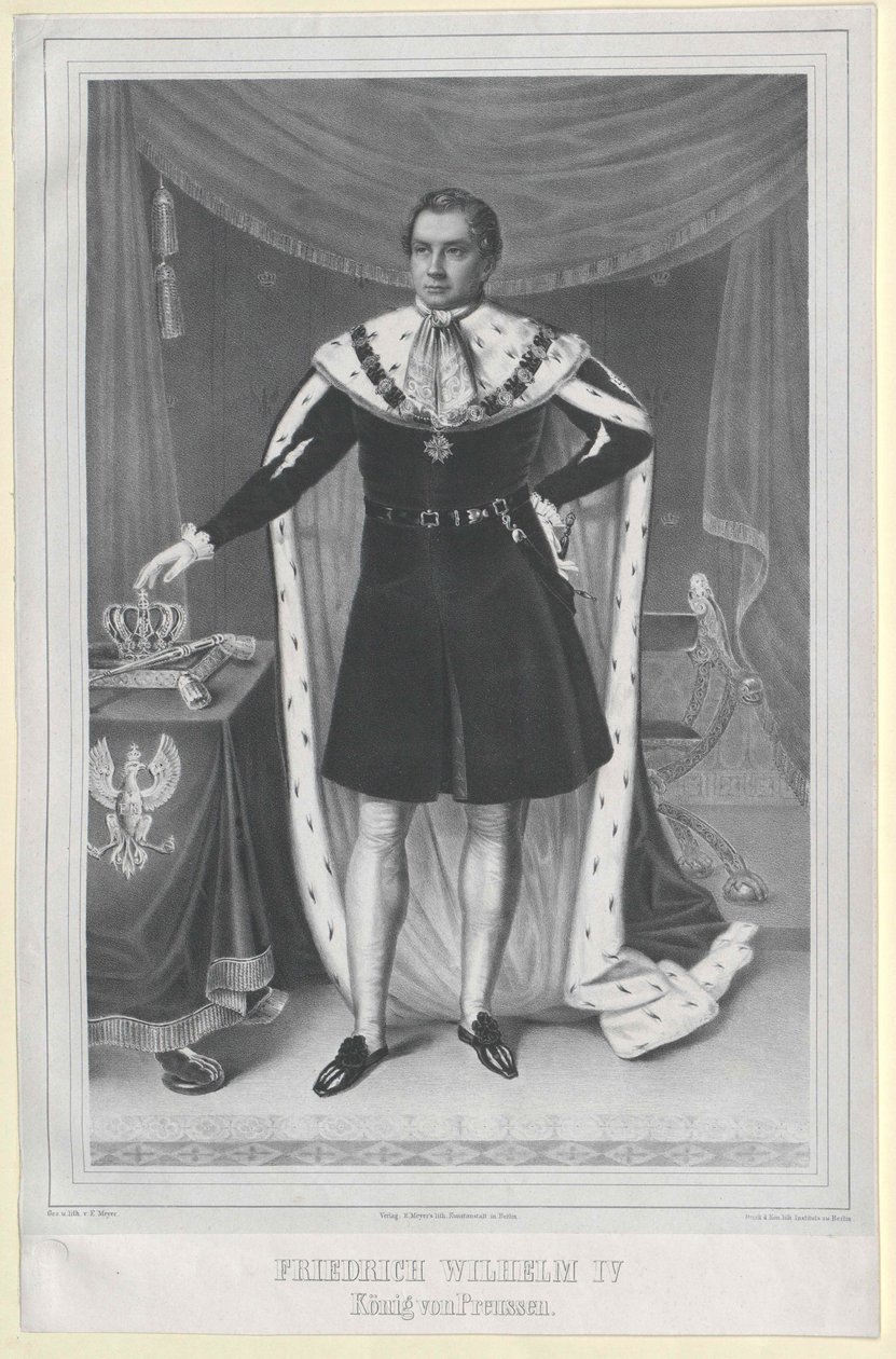 Rei da Prússia Frederico Guilherme IV de Artist Unknown