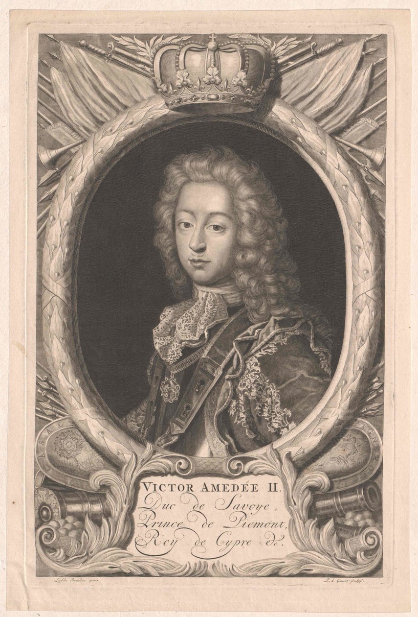 Rei da Sardenha Viktor Amadeus I de Artist Unknown