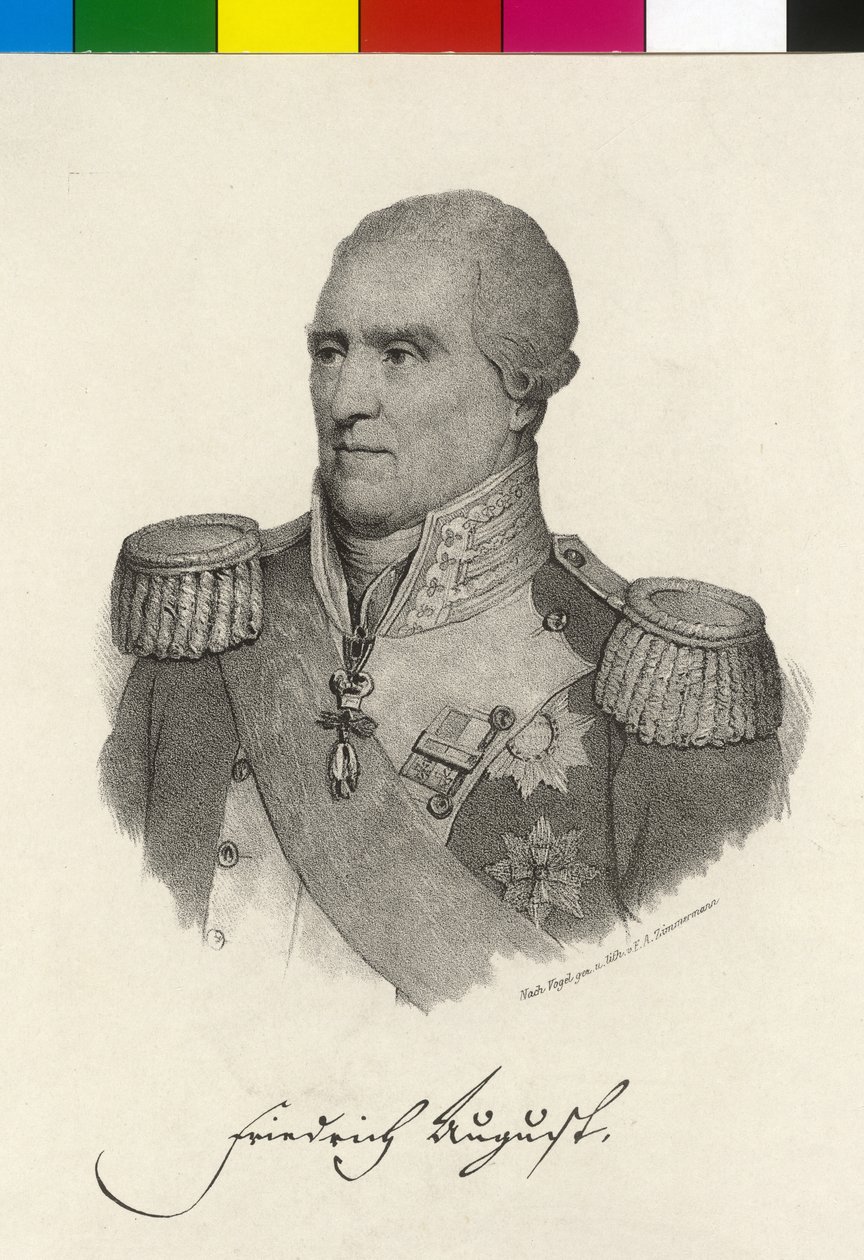 Rei da Saxónia Frederico Augusto I de Artist Unknown