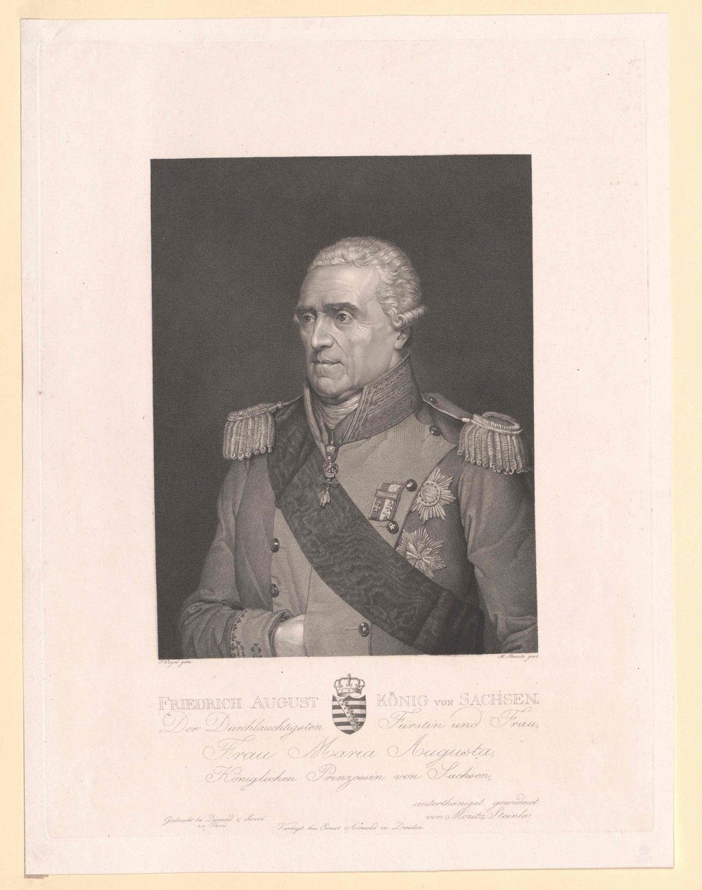 Rei da Saxónia Frederico Augusto I de Artist Unknown