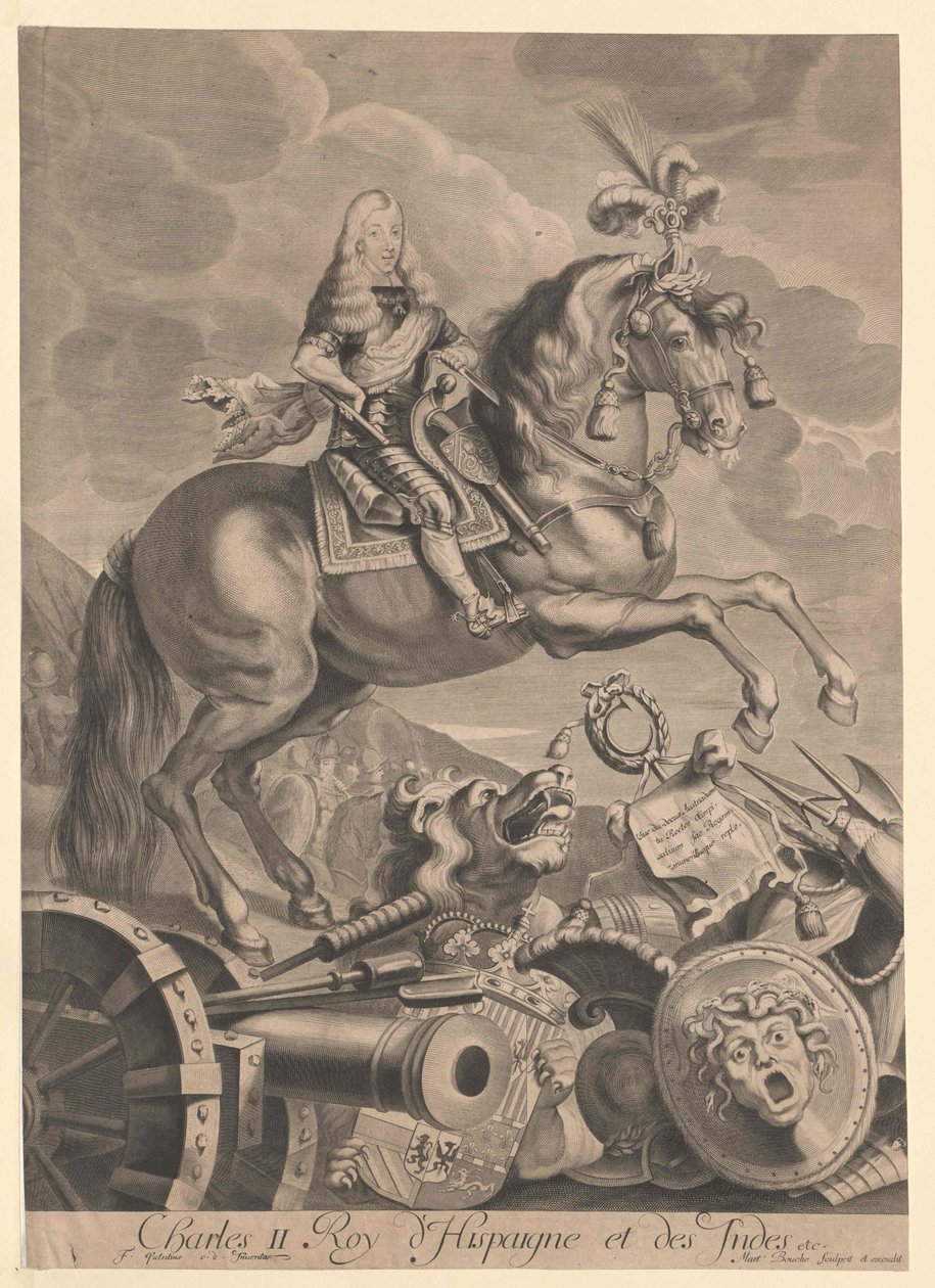 Rei de Espanha Carlos II de Artist Unknown