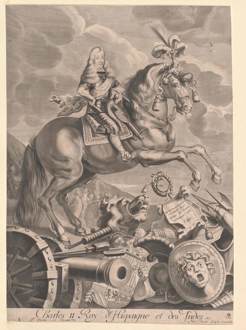Rei de Espanha Carlos II de Artist Unknown
