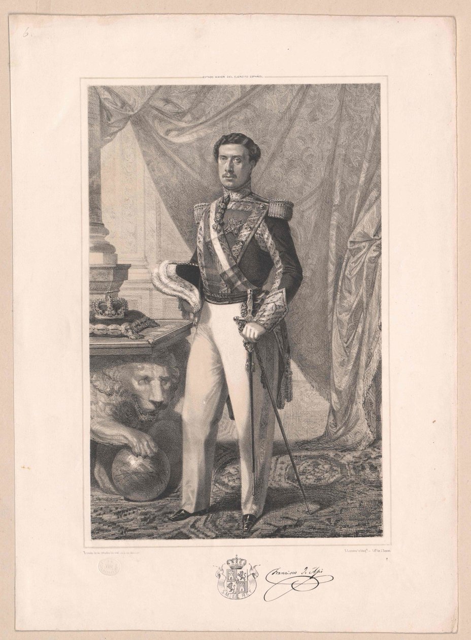 Rei de Espanha Franz de Artist Unknown