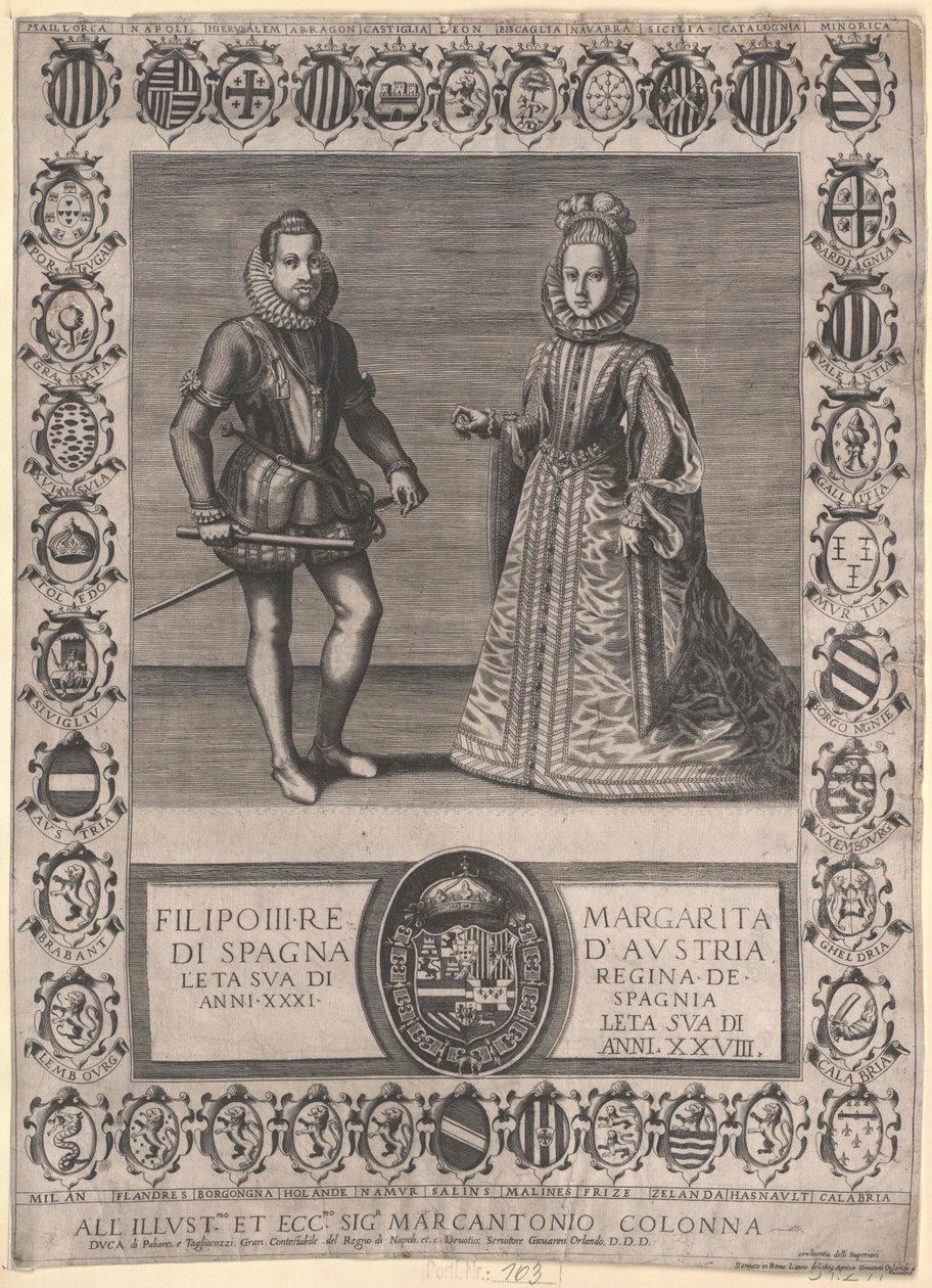 Rei de Espanha Filipe III de Artist Unknown