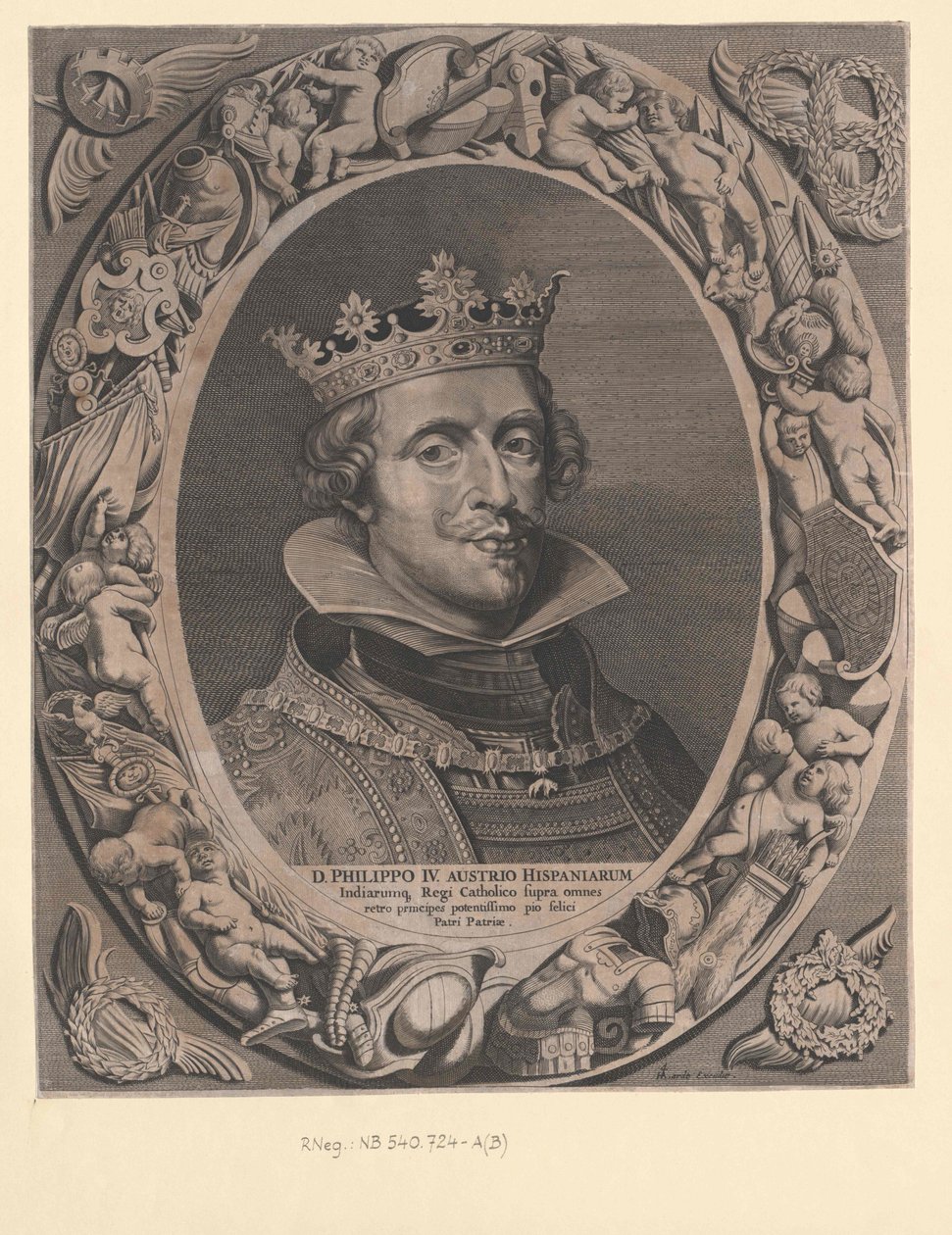 Rei de Espanha Filipe IV de Artist Unknown