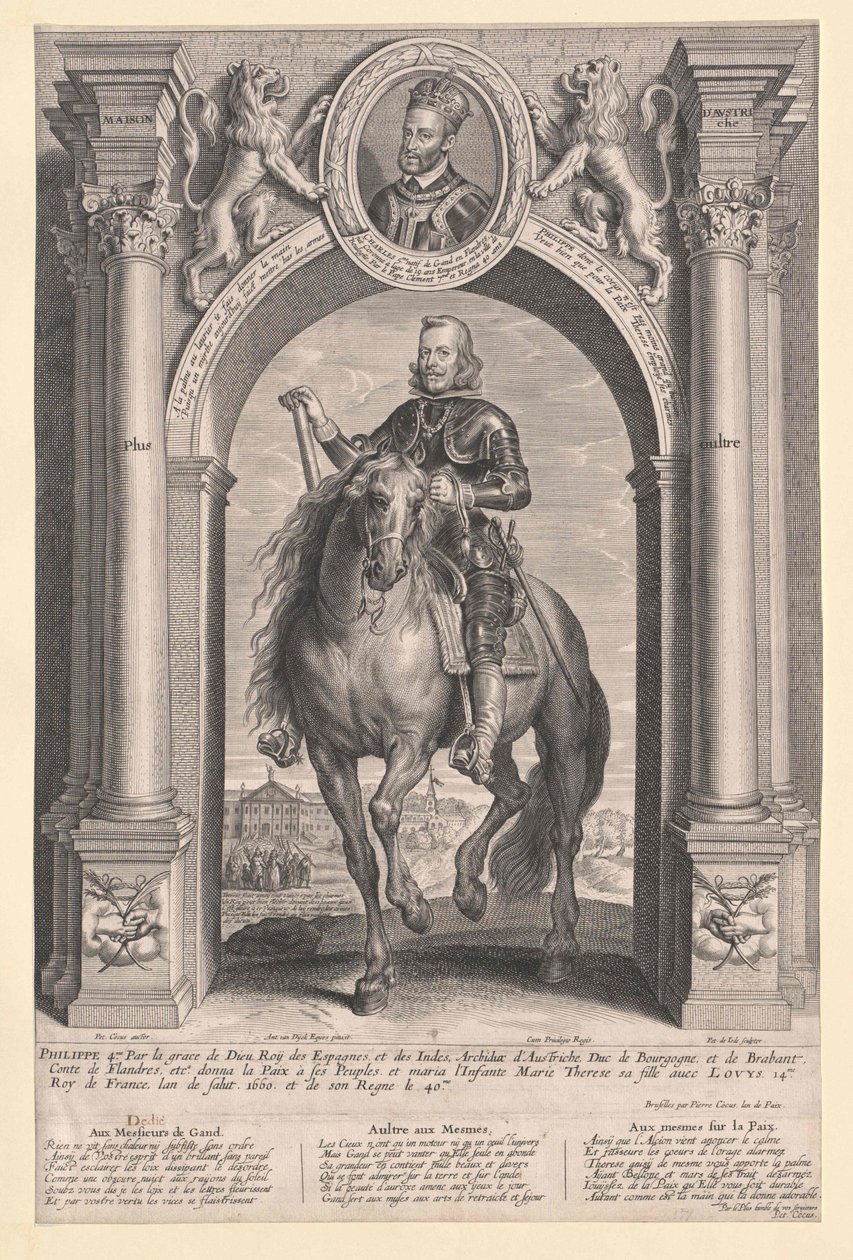 Rei de Espanha Filipe IV de Artist Unknown