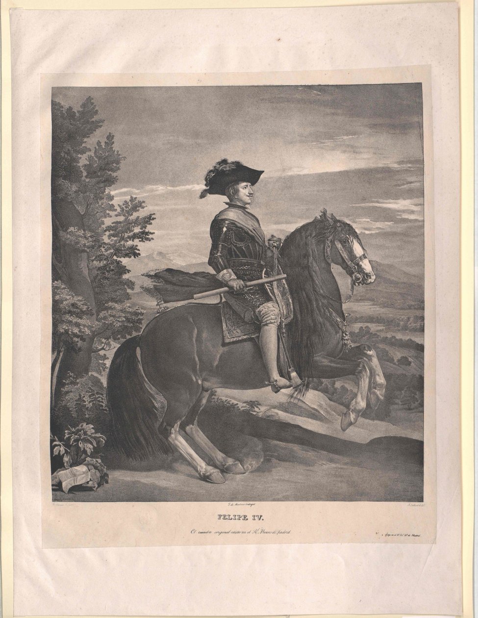 Rei de Espanha Filipe IV de Artist Unknown