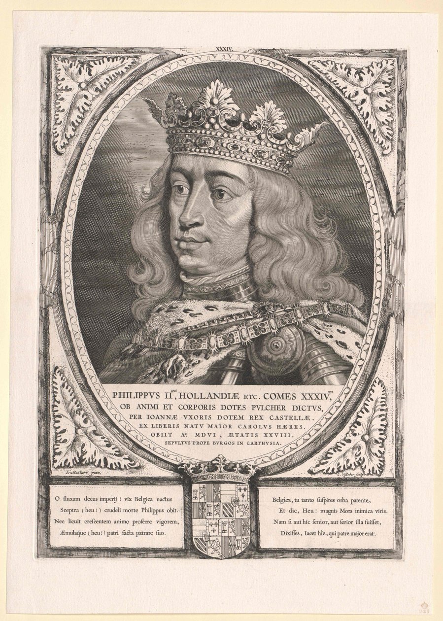 Rei de Espanha Filipe I de Artist Unknown