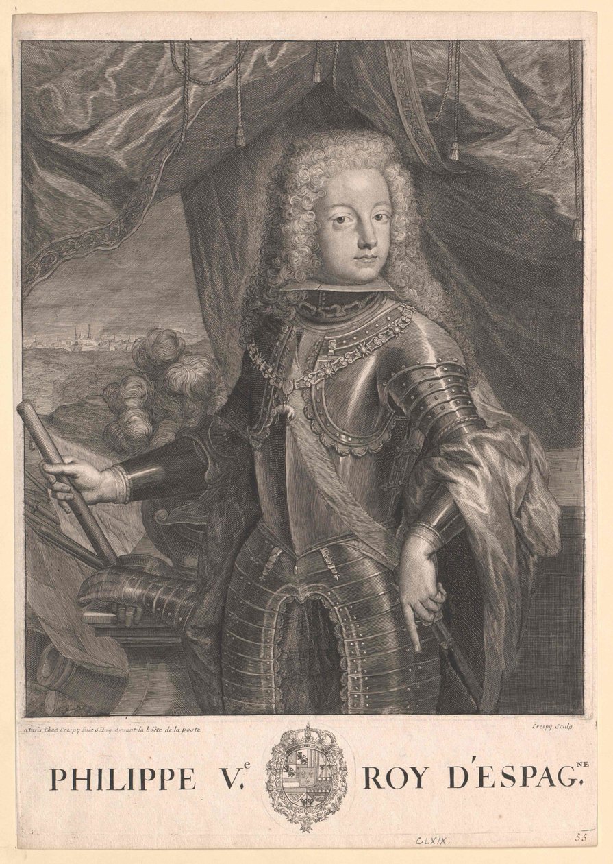 Rei de Espanha Philipp V. de Artist Unknown