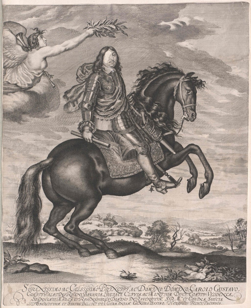 Rei da Suécia Carlos X. Gustav de Artist Unknown