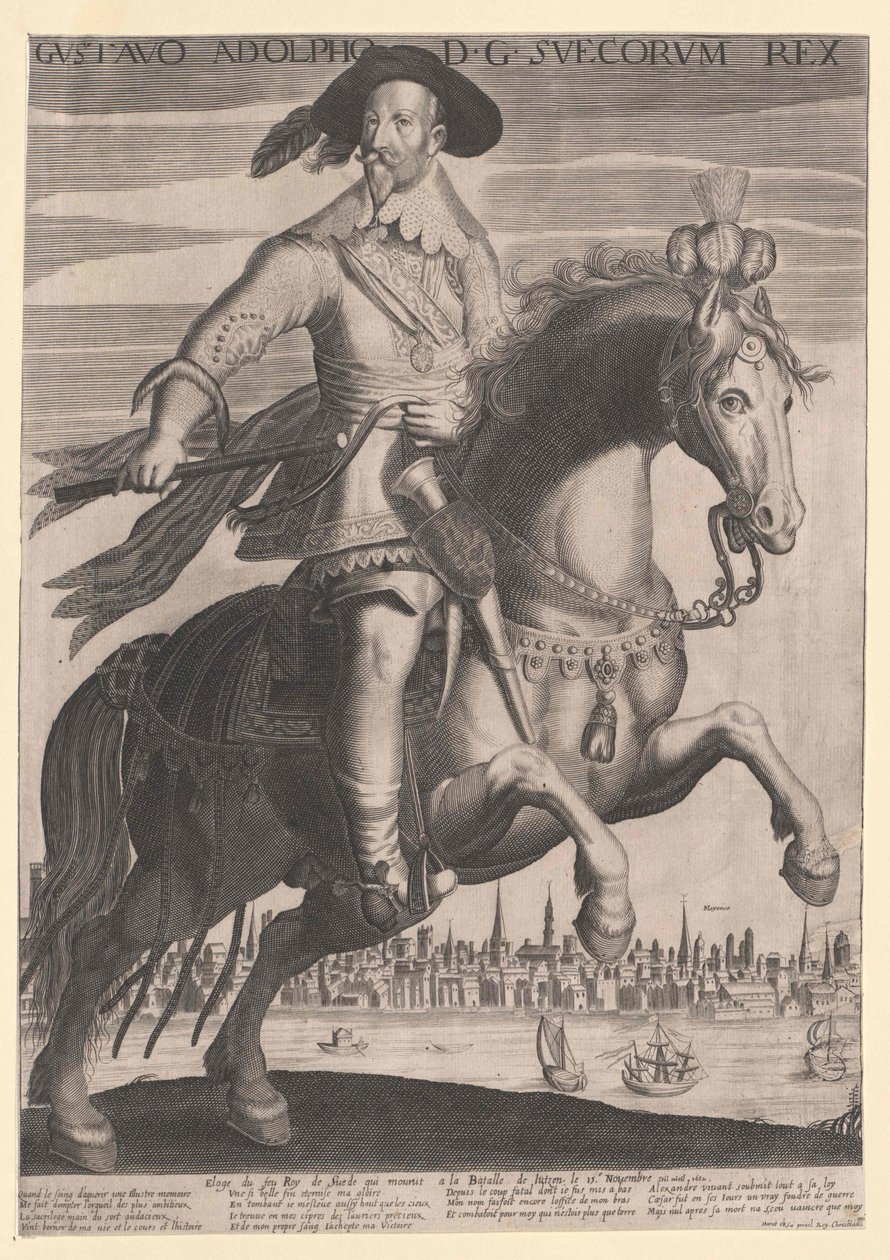 Rei da Suécia Gustavus Adolphus da Suécia de Artist Unknown