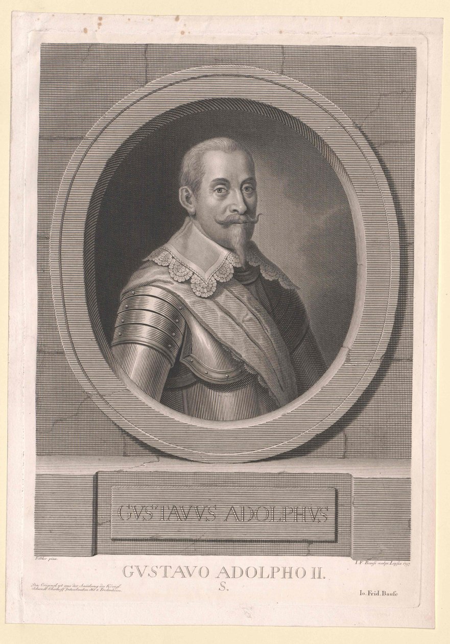 Rei da Suécia Gustavus Adolphus da Suécia de Artist Unknown