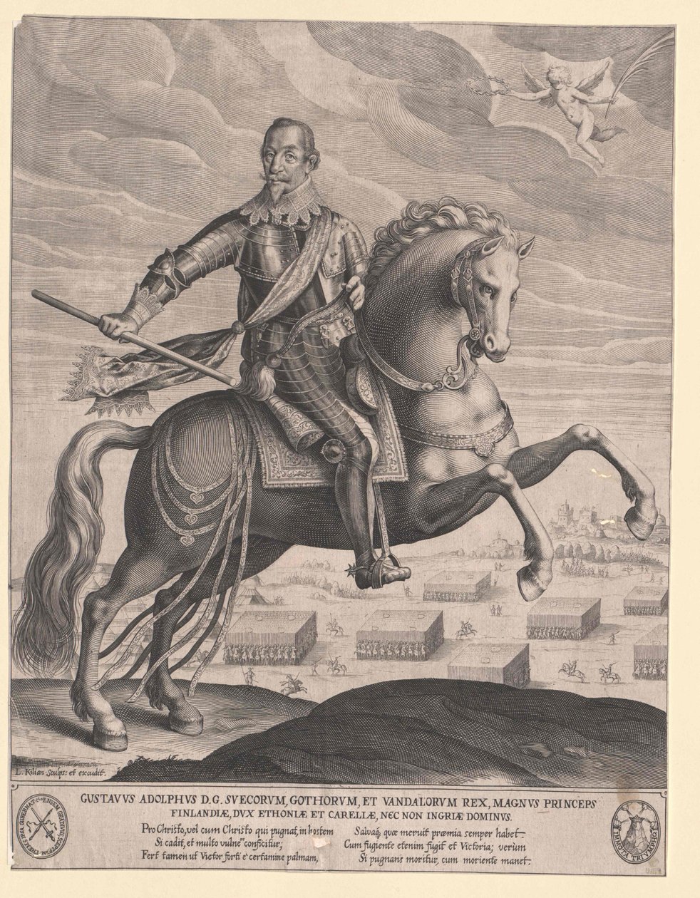 Rei da Suécia Gustavus Adolphus da Suécia de Artist Unknown