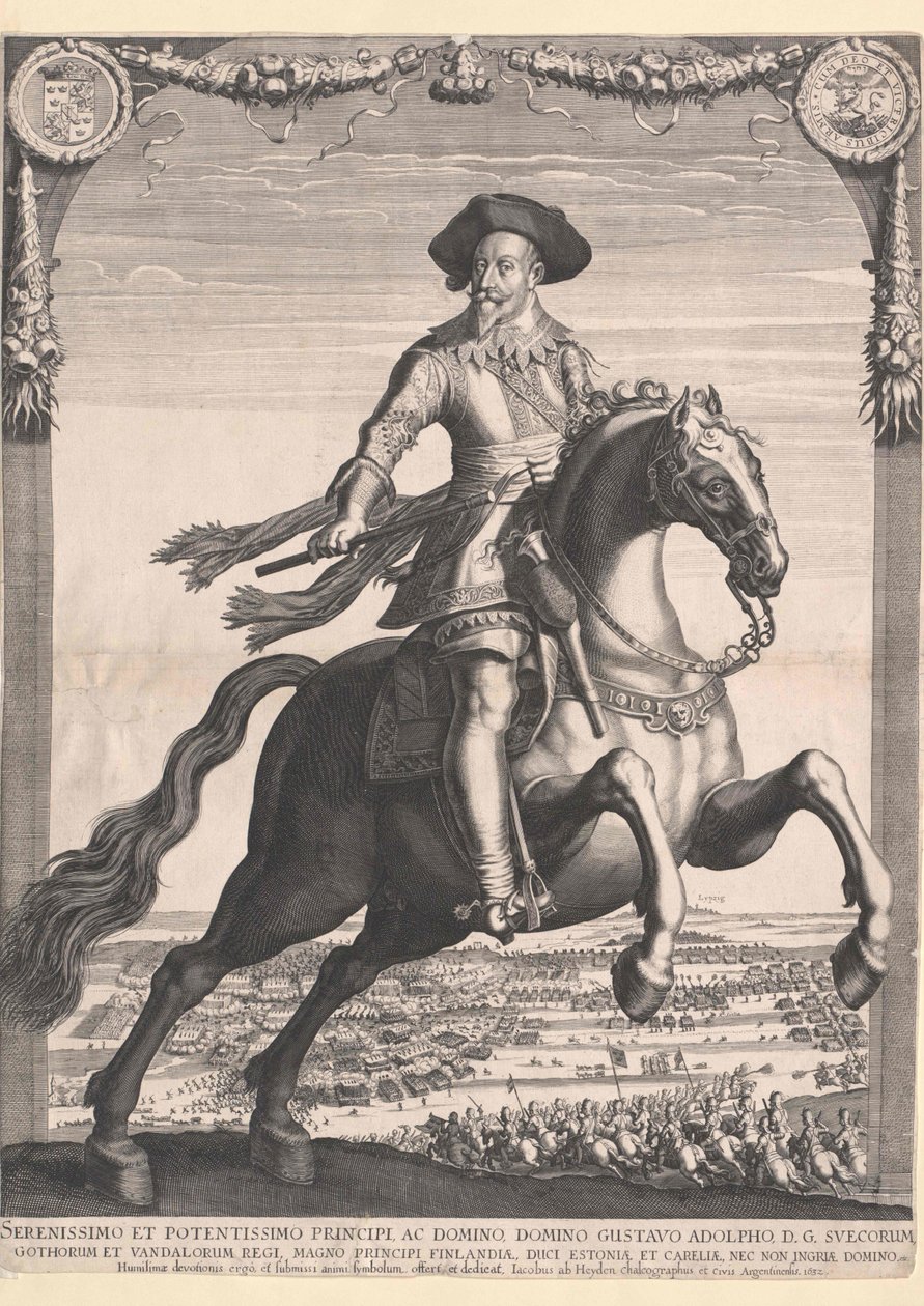 Rei da Suécia Gustavus Adolphus da Suécia de Artist Unknown