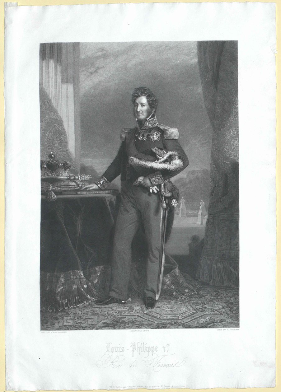 Rei dos franceses Luís Filipe de Artist Unknown