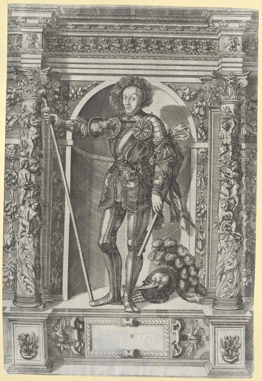 Grão-duque de Hesse Philipp I, o nobre de Artist Unknown