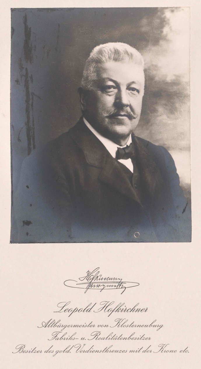 Leopold Hofkirchner (impressão) de Artist Unknown