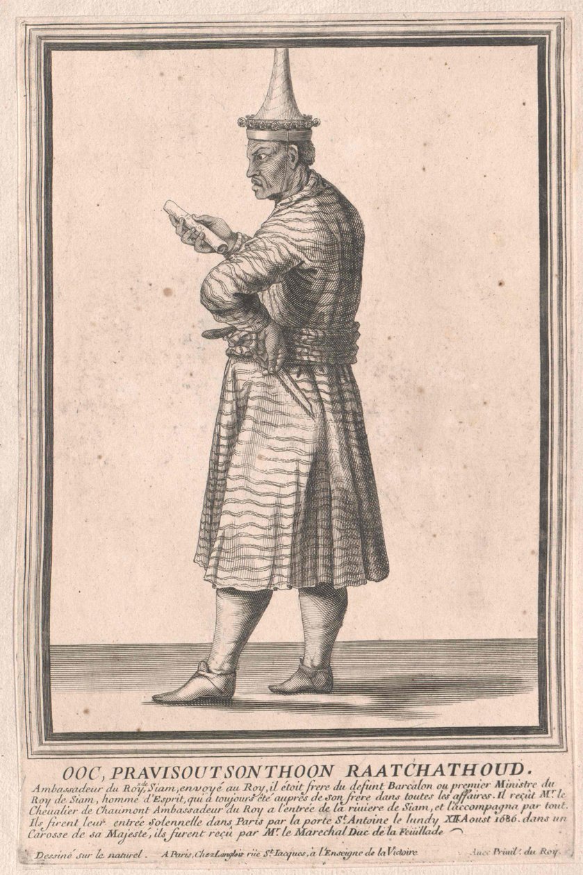 Viveu por volta de 1686 Também Pravissotsonthoon Raatchatud de Artist Unknown