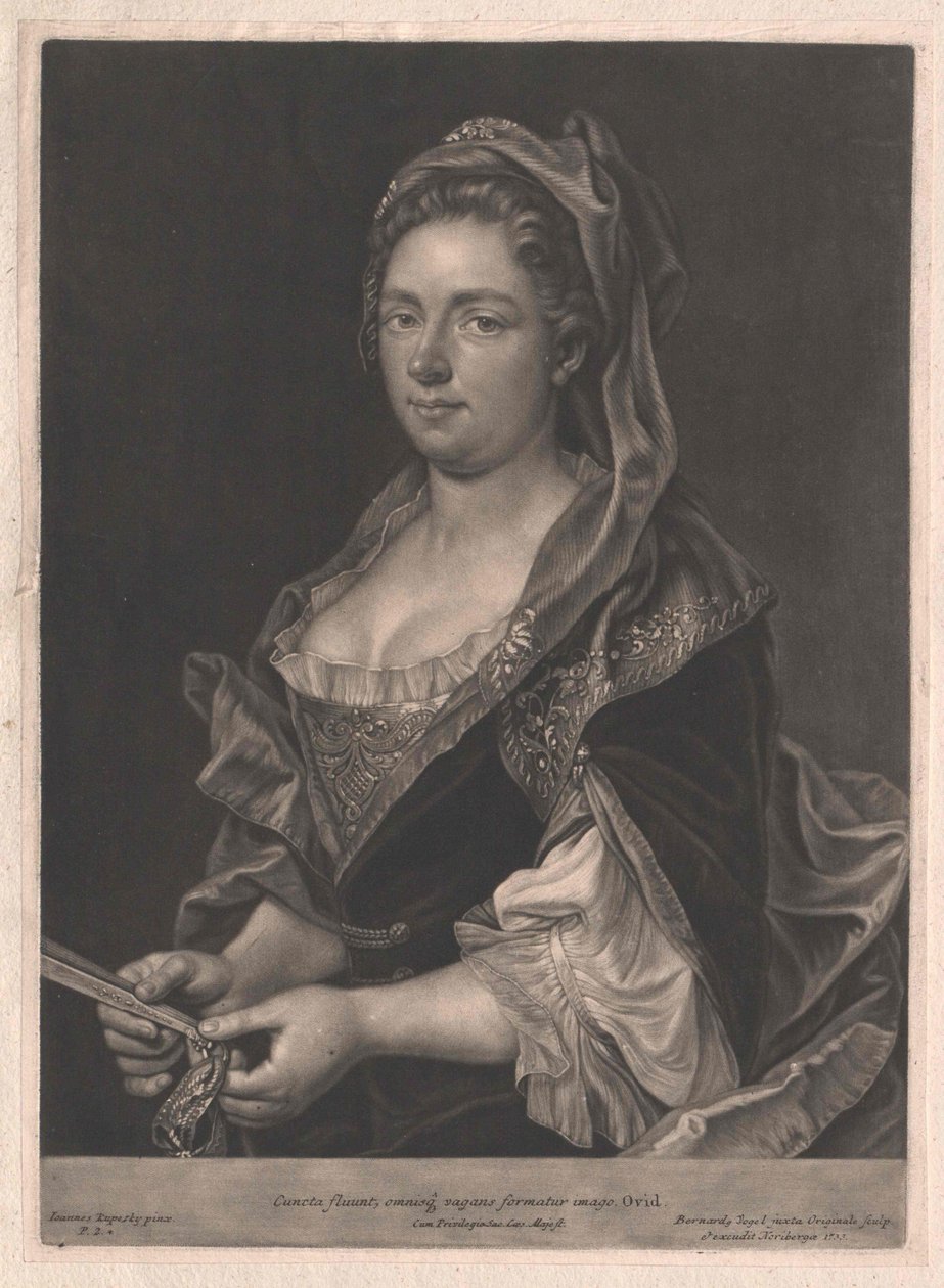 Viveu cerca de 1735 Haberstock de Artist Unknown