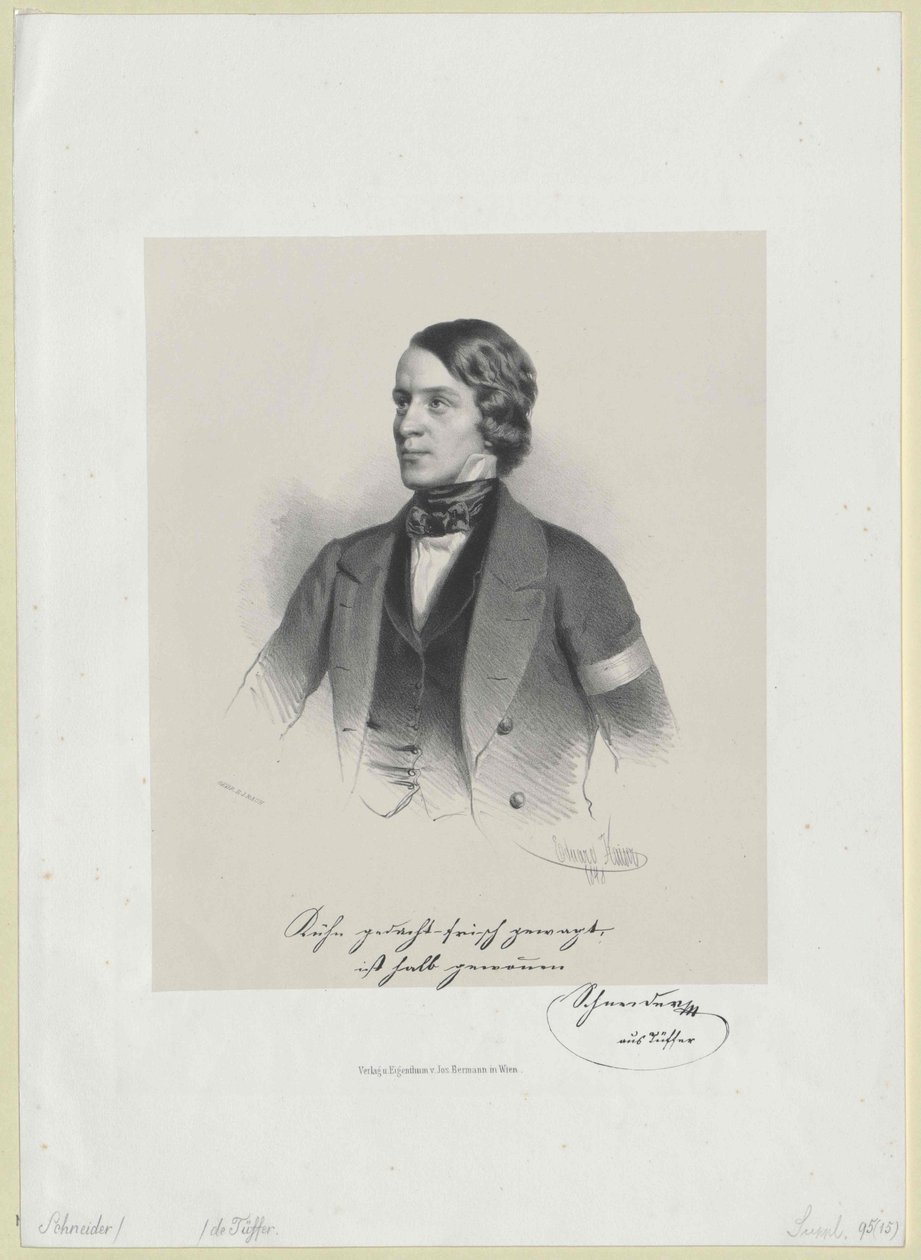 Viveu por volta de 1848 Schneider de Artist Unknown