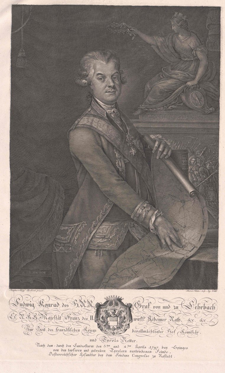 Ludwig Konrad Conde Lehrbach de Artist Unknown