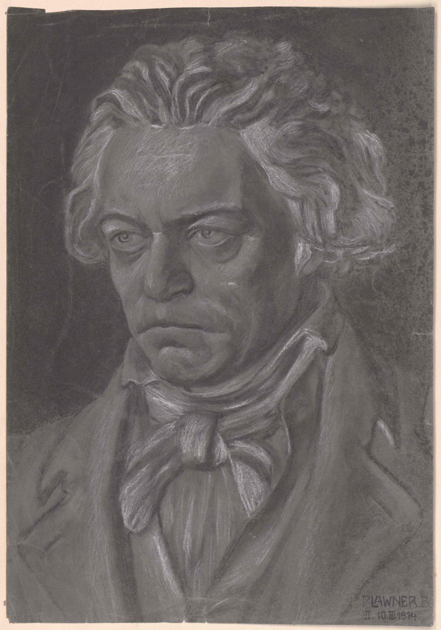 Ludwig van Beethoven de Artist Unknown