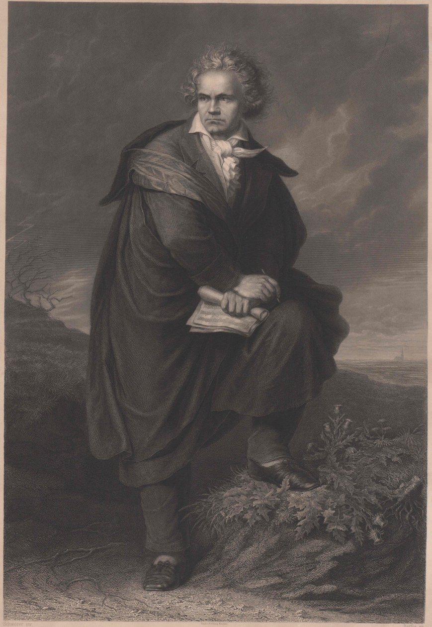 Ludwig van Beethoven de Artist Unknown