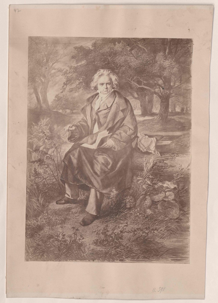 Ludwig van Beethoven de Artist Unknown