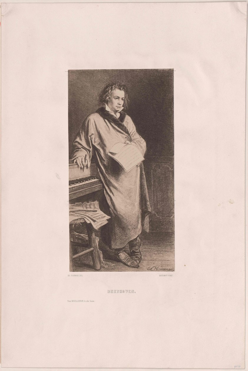 Ludwig van Beethoven de Artist Unknown