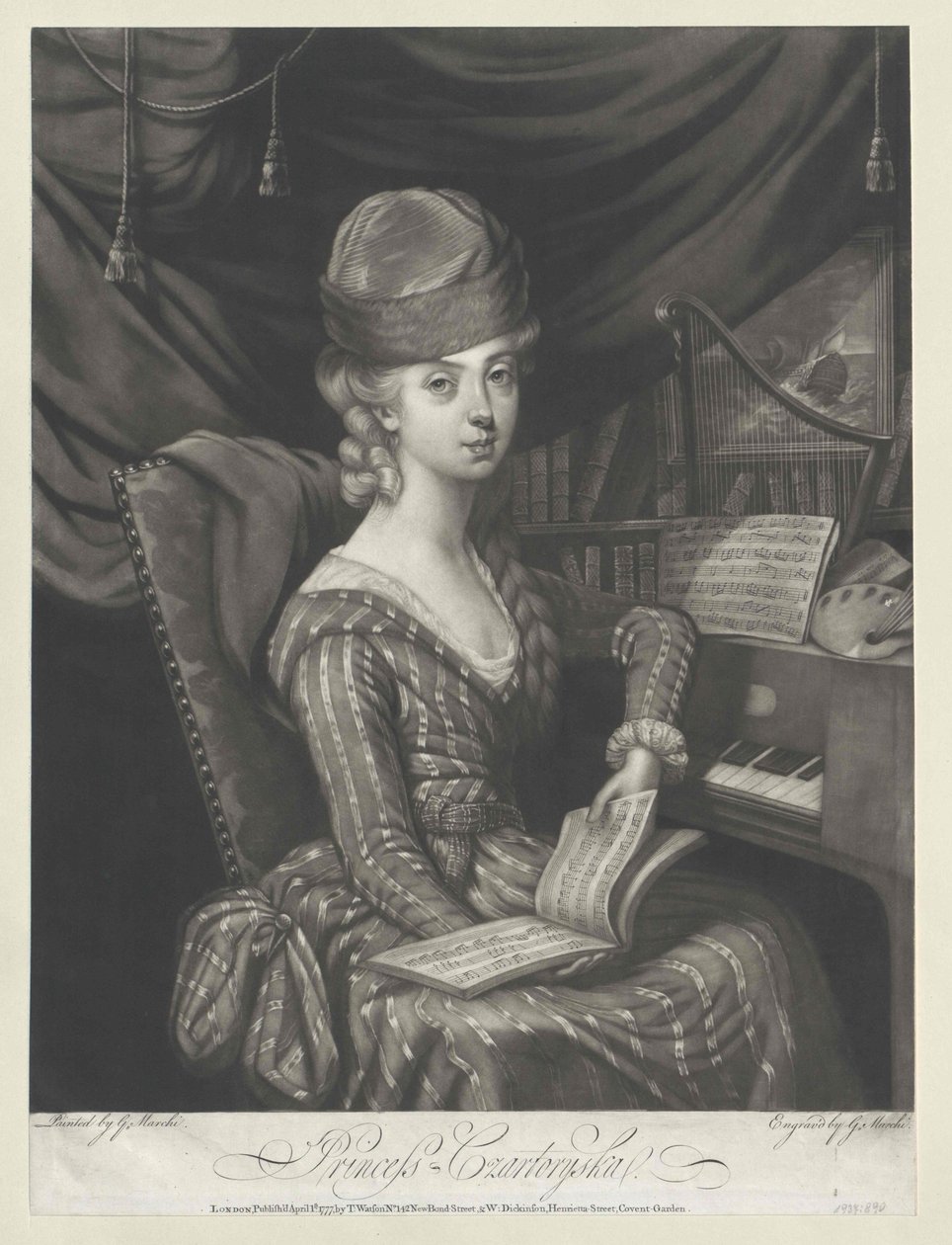 Maria Anna princesa Czartoryska de Artist Unknown