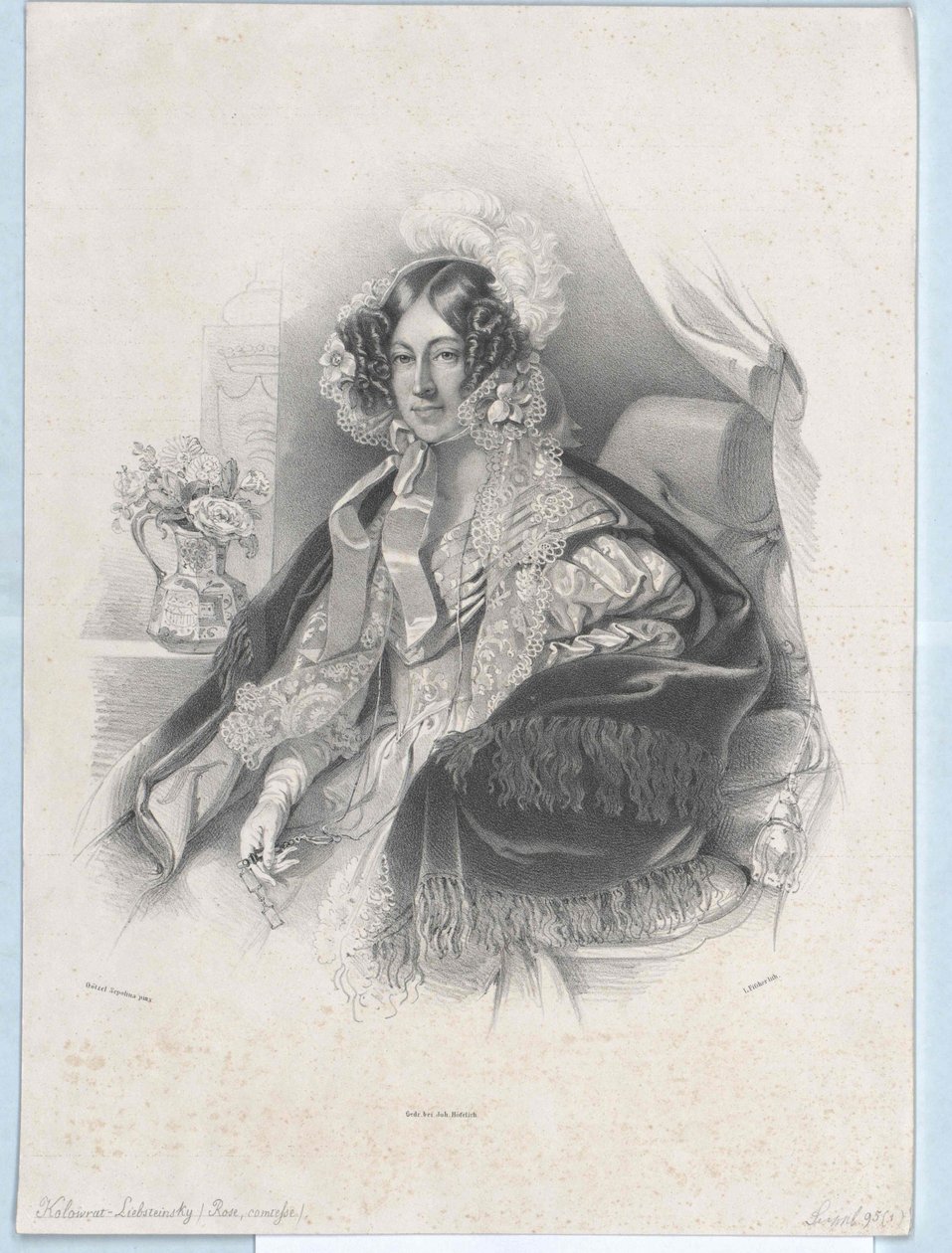 Maria Rosa condessa Kinsky von Wchinitz e Tettau de Artist Unknown