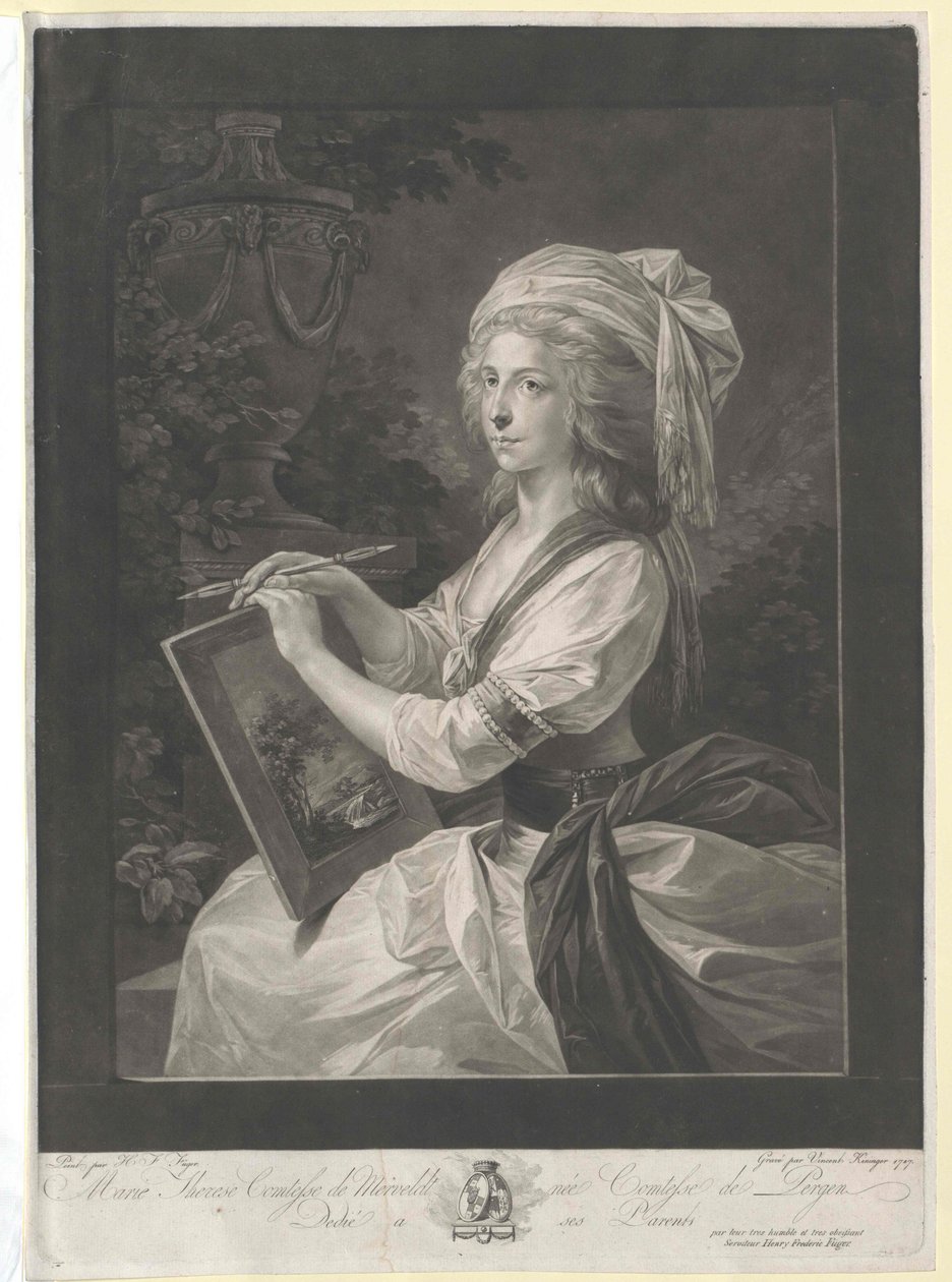 Maria Theresia condessa de Pergen de Artist Unknown