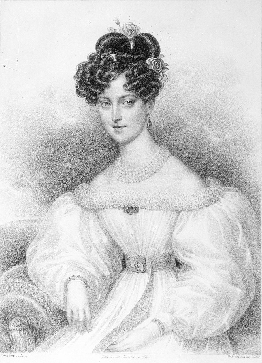 Marie Charlotte baronesa de +1841 Kerpen de Artist Unknown