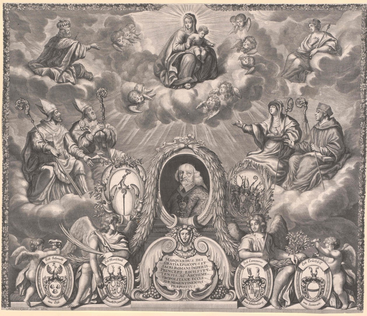 Marquard Schenk von Castell (gravura) de Artist Unknown