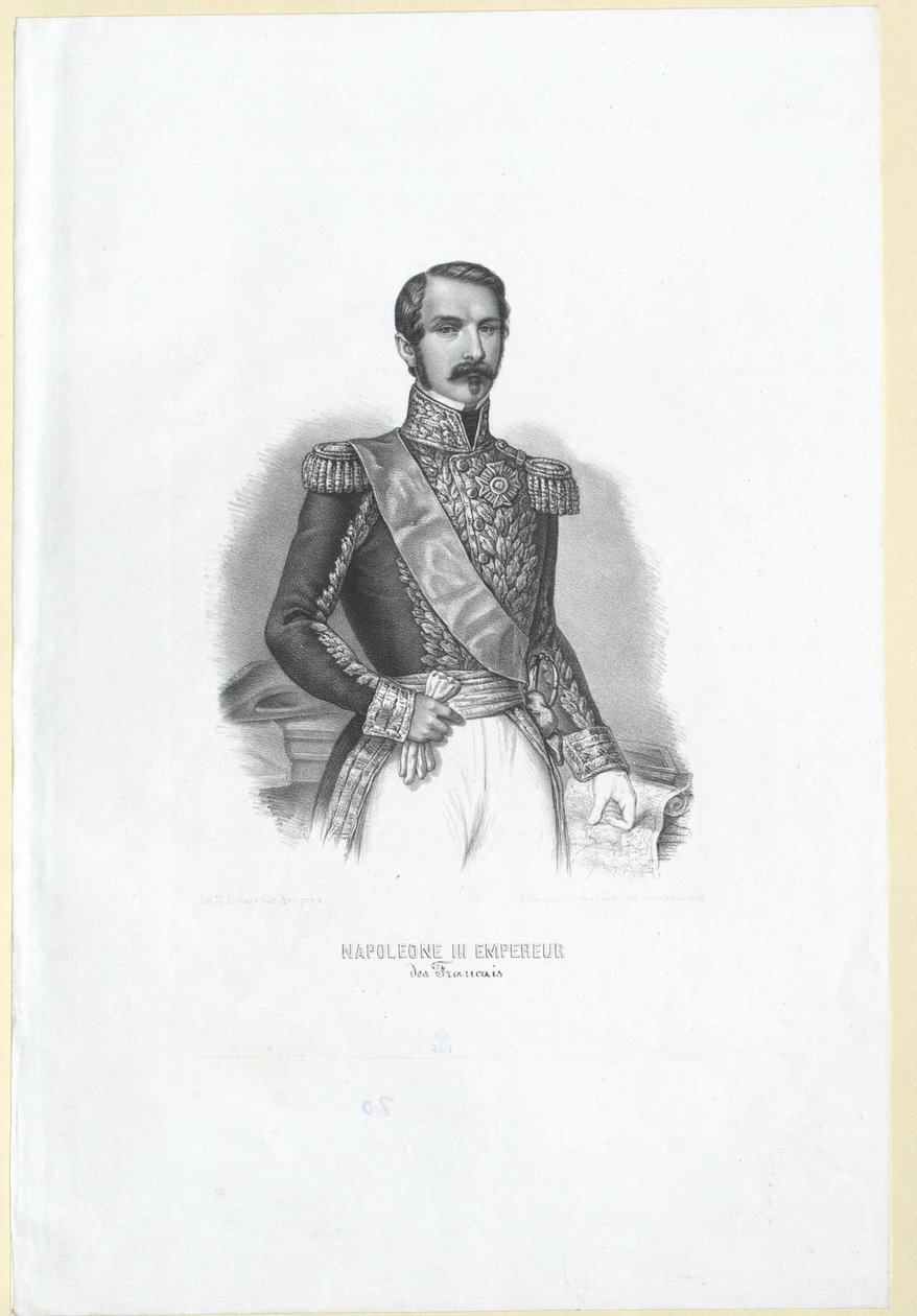 Napoleão III Imperador dos Franceses, de Artist Unknown
