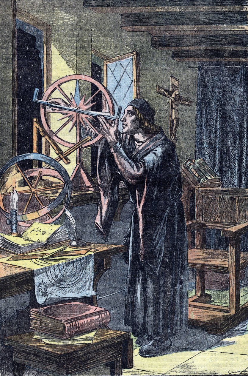 Nicolau Copérnico (gravura) de Artist Unknown
