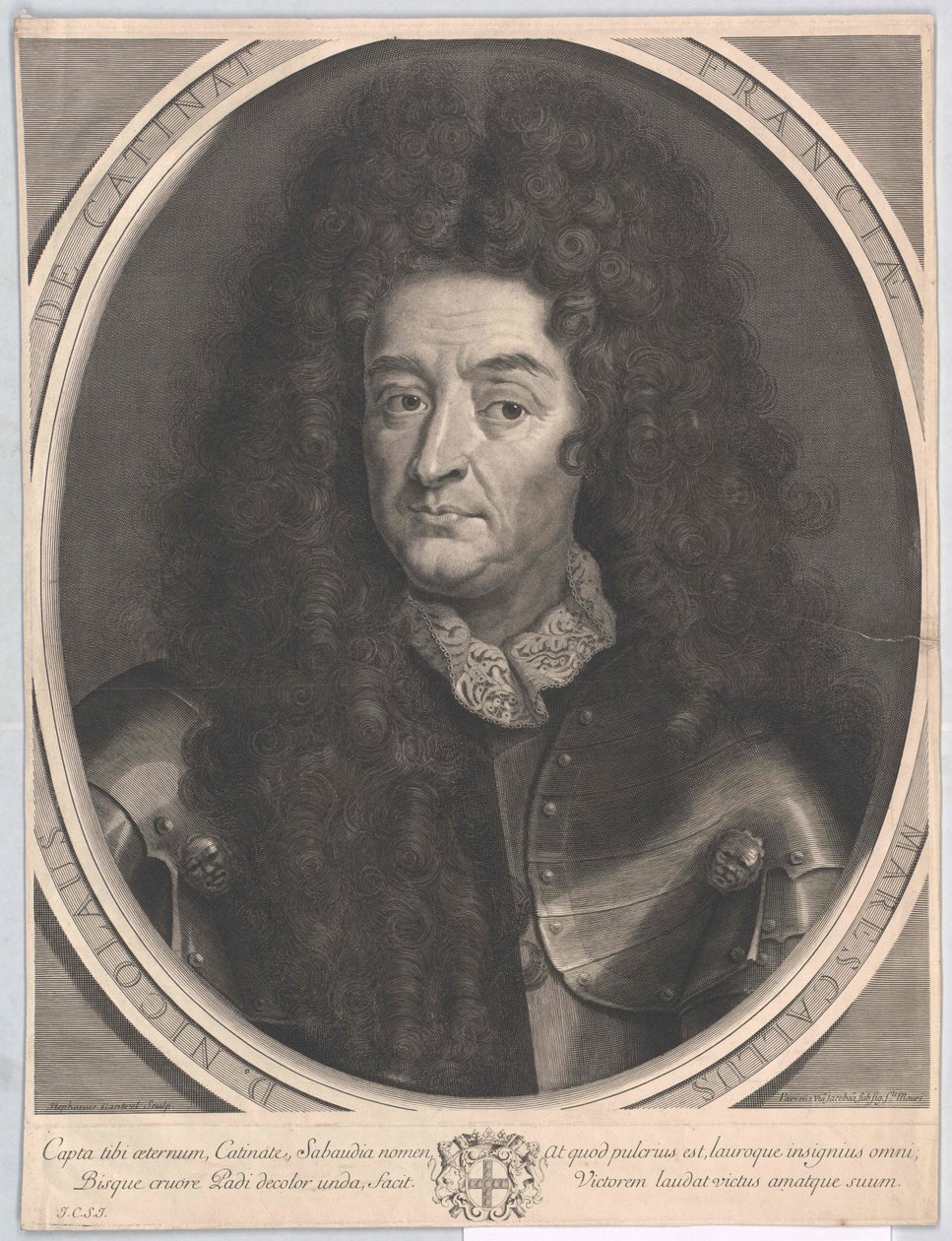 Nicolas de Catinat (impressão) de Artist Unknown