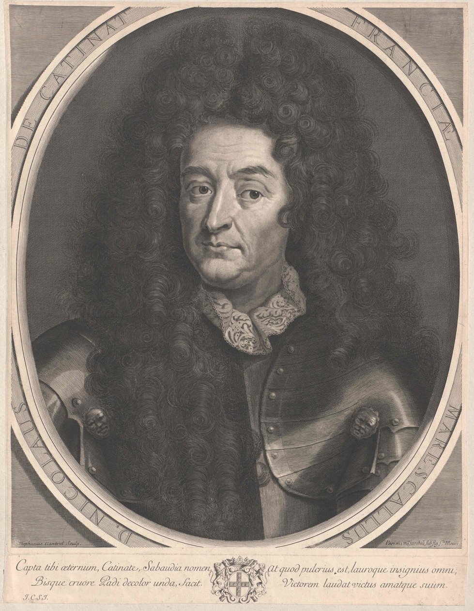 Nicolas de Catinat (impressão) de Artist Unknown