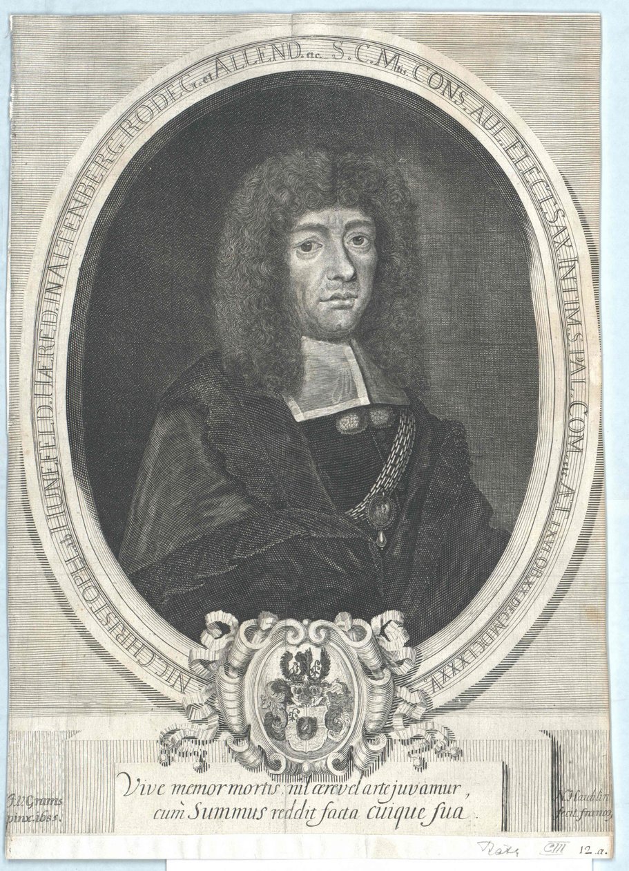 Nicolaus Christoph von Huenefeld de Artist Unknown